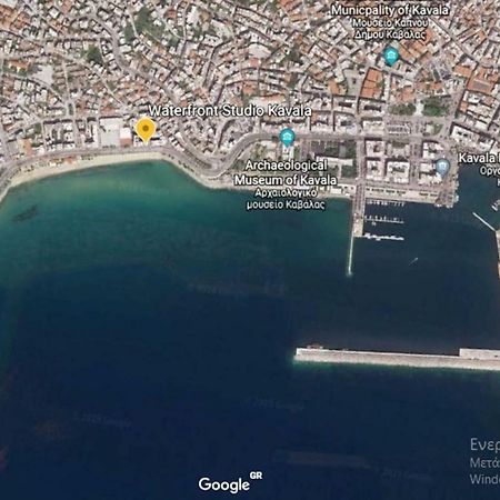 Waterfront Studio Kavala Bagian luar foto